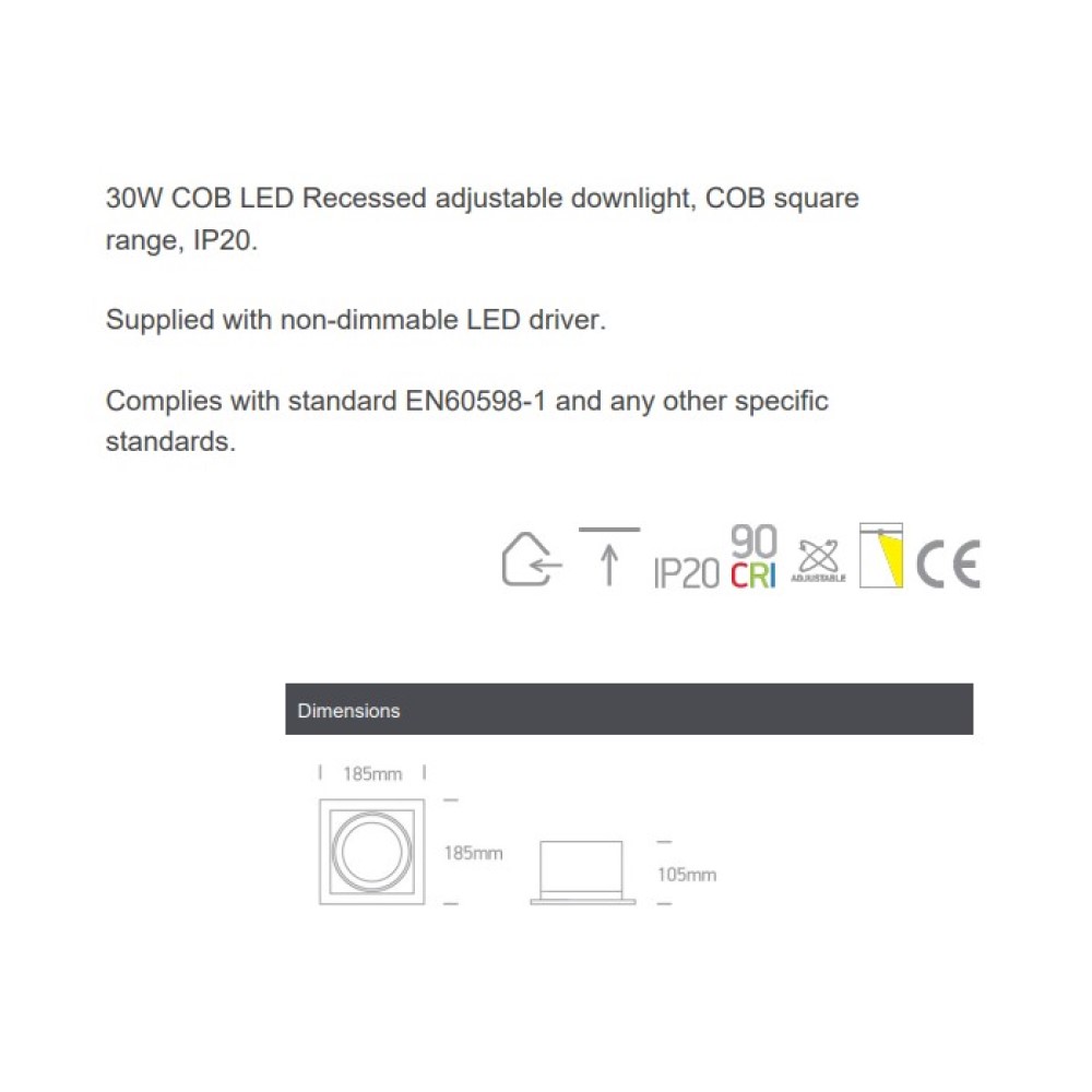 Onelight 51130 30W 3000K/4000K • Light24 • 51130 • Light24