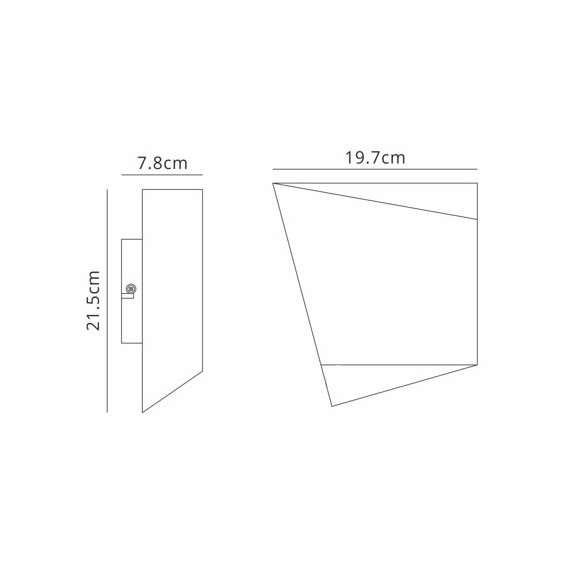 MANTRA ASIMETRIC GX53 • Light24 • as7 • Light24