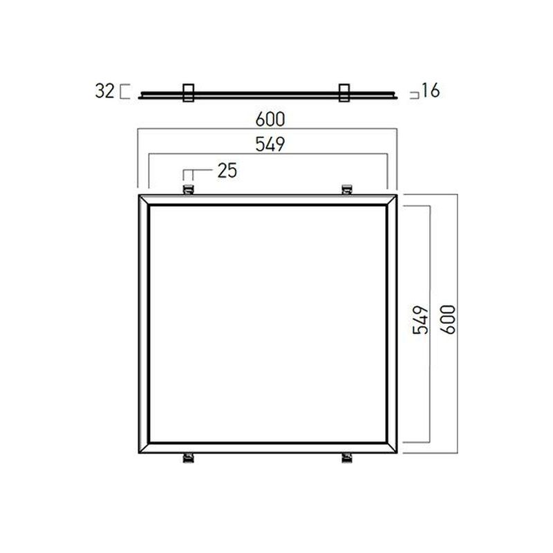 Arelux XWIDE RIM 40W 3000K/4000K • Light24 • xwide___10 • Light24